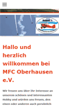 Mobile Screenshot of mfc-oberhausen.eu