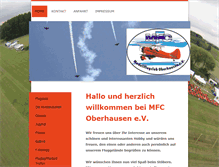 Tablet Screenshot of mfc-oberhausen.eu